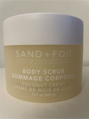 NWT SAND + FOG Coconut Crème Body Scrub - 12.7 OZ/ 360 G